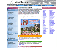 Tablet Screenshot of airportbug.org